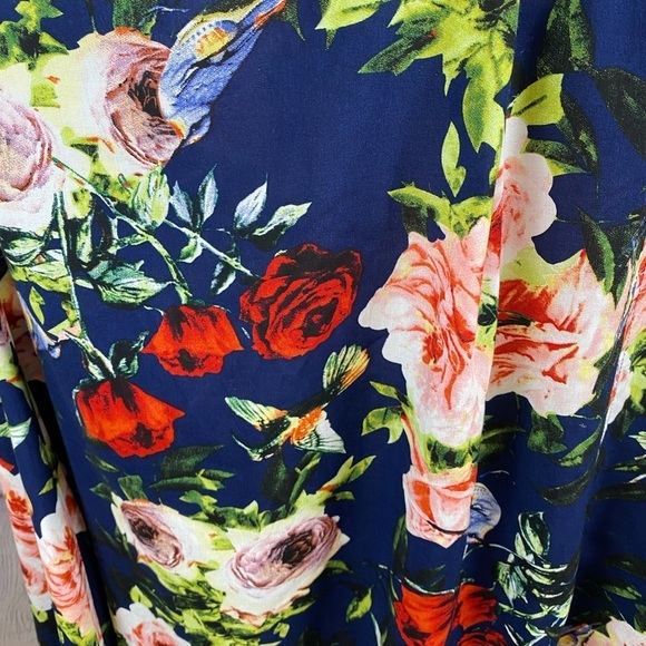 Umgee Boho Floral Peasant Dress size Medium - Picture 8 of 15